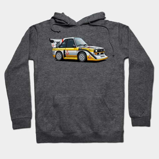 Sport S1 E2 Rally Group B Hoodie by Mario Ramos Rally Art